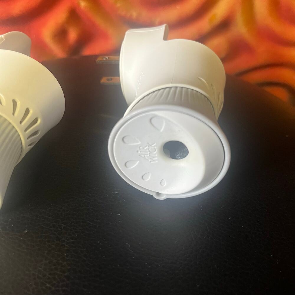Lot of 2 Air Wick Scented Oil Warmer Plug In Air Freshener